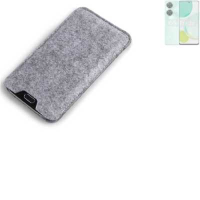 Filz Hülle für Huawei Nova 11i grau Sleeve Case Tasche Schutz Hülle