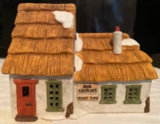 Dept 56 Heritage Village The Cottage Of Bob Cratchit and Tiny Tim  #6500-5~ 1988