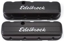 Signature Series Valve Covers - Bbc Tall Black Edelbrock 4683 Signature Series Valve Covers - Bbc Tall Black Edelbrock 4683