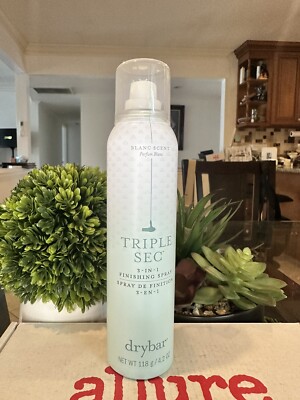 DRYBAR Triple Sec 3 in 1 Finishing Spray 4.2 Oz - Full Size - Blanc Scent NEW