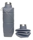 Water Bottle Collapsible Silicone Folding 700ml BPA Free Compact