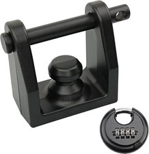 Tl-20 Heavy-duty Trailer Coupler Lock W Padlock For Bulldog Style Receiver Lock