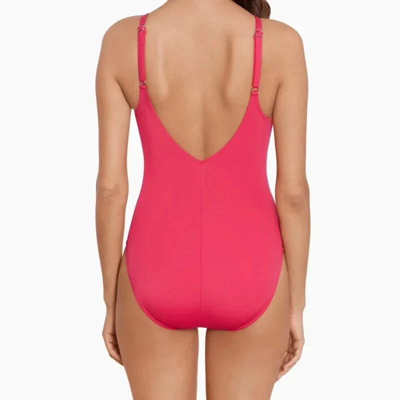 NUEVO CON ETIQUETAS - Traje de baño de una pieza con remache 'Diana' Magicsuit, rosa coral - Talla 12 Foto 3 de 3