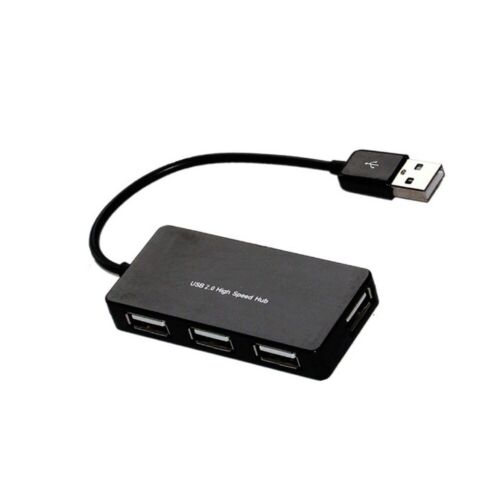 4 ports USB 2.0 HUB séparateur multicâble haute vitesse pour cordon Windows/Mac OS  - Photo 1/1