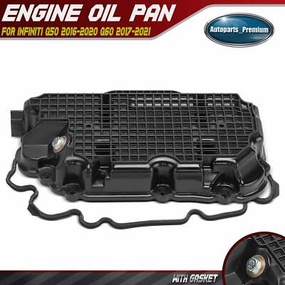 Lower Engine Oil Pan for INFINITI Q50 2016-2024 Q60 2017-2022 All Wheel Drive