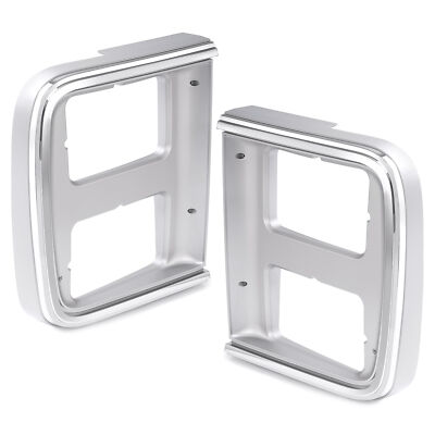 2 pcs Headlight Trim Bezel Dual Type For Chevrolet Van G10 G20 G30 P20 P30 85-91