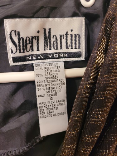 Womens Size 12 Sheri Martin New York Evening Dress - Picture 2 of 10