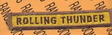 245th Armored "ROLLING THUNDER" TANK TAB patch