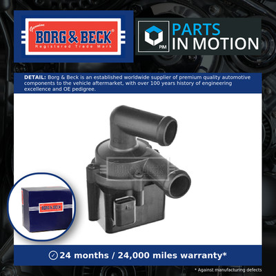 Water Pump for Parking Heater fits VW TRANSPORTER Mk5 2.0D 09 to 15 Auxiliary