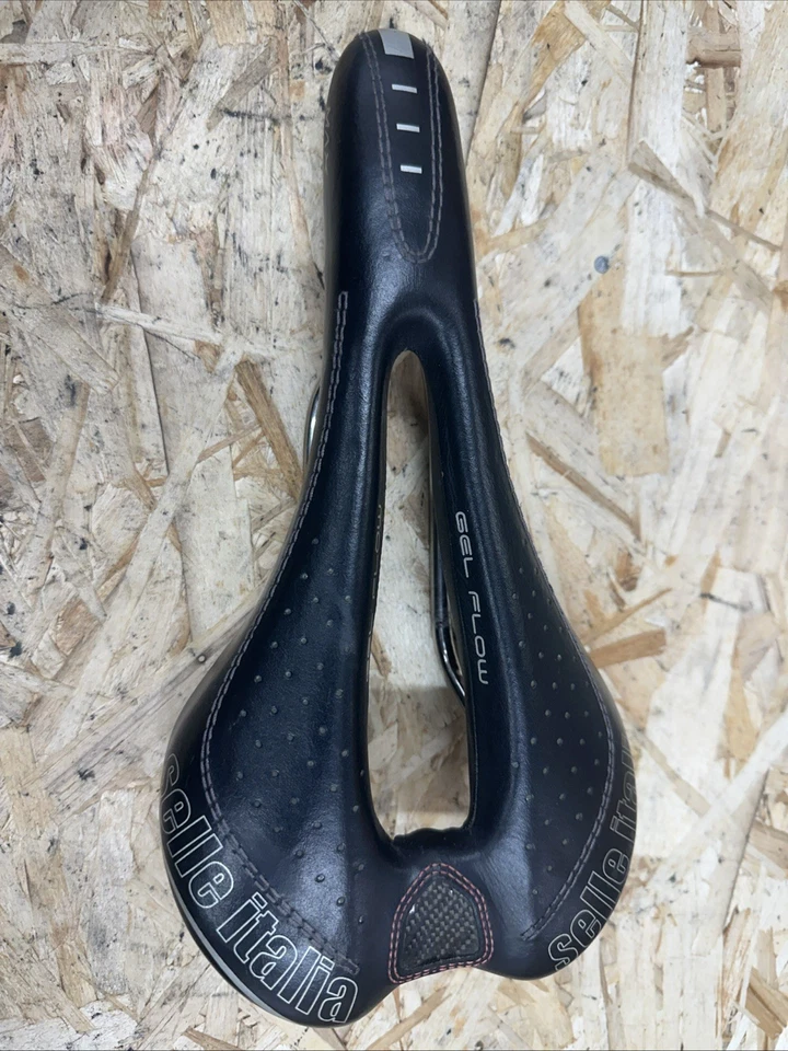 Sillín Selle Italia Gel Flow Max SLR recortado bicicleta de carretera / MTB Foto 3 de 4