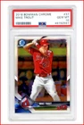2018 Bowman Chrome - Mike Trout #37 Los Angeles Angels HOF? GEM MINT 10