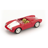 Porsche 550A Rs Spyder Biposto Stradale 1954 Rosso/Bianco 1:43 Brumm Auto Strada