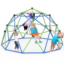 10FT Climbing Dome, Kids Dome Climber Jungle Gym Outdoor Toddler Play Set