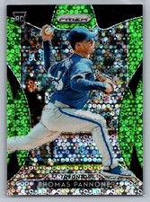 2019 Panini Prizm #237 Thomas Pannone Lime Green Donut Circles Prizm #/199