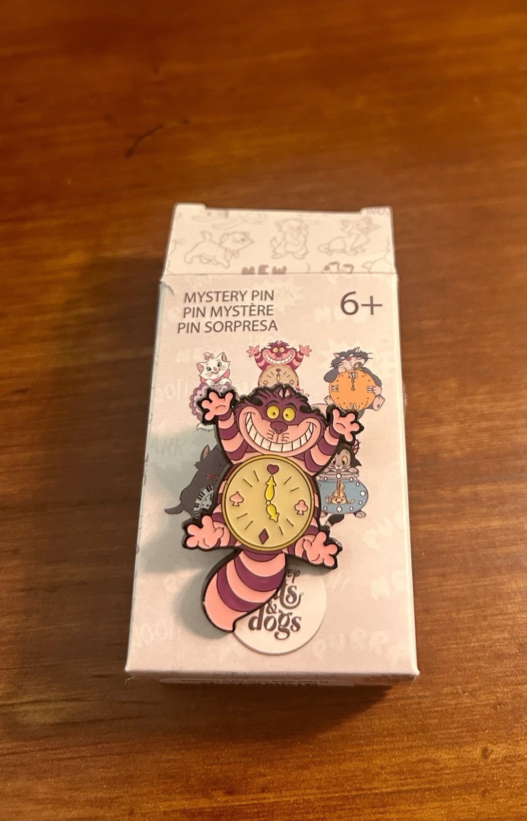 Loungefly Disney Cats Wall Clock Blind Box Pin- Cheshire BoxLunch Exclusive