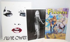 Susie Owens Flaxen Press Kit: 9 photos (one autographed) & 4 Dark Horse Comics