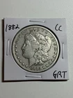 1882-CC Morgan Silver Dollar VF Details Tougher Date CC
