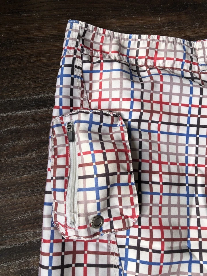 Baúles cortos Matix Grid Surfer Skater Board Twee Y2K Whimsy 2000’s Core talla 36 Foto 4 de 4