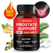 Prostate Support-Saw Palmetto-Promotes Urinary Tract Health 120 Capsules