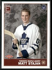 2003-04 Pacific Exhibit Matt Stajan RC #138 Toronto Maple Leafs