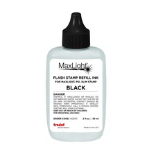 ML2OZ-BLK Maxlight Refill Ink 2oz Bottle Color Black