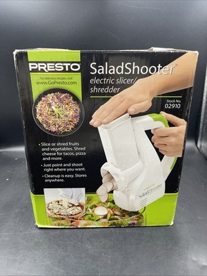 VTG Presto Salad Shooter Electric Slicer Shredder #02910 NIOB Open Box