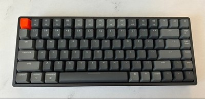 Keychron K2 Wireless Mechanical Keyboard Gray Orange US unbenutzt