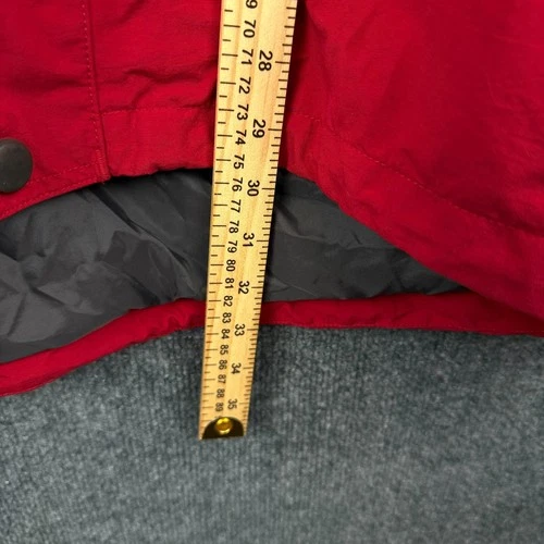 Obermeyer CORE Gore Tex Hooded Ski Jacket Vintage 90s L Red Parka image 9
