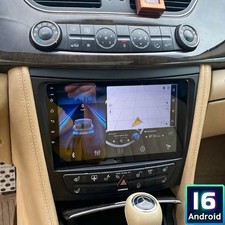 Autoradio F&uuml;r Mercedes Benz E-Klasse W219 W211 9" Android 16 GPS Navi BT Carplay