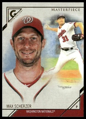 2017 Topps Gallery #MP-5 Max Scherzer Masterpiece