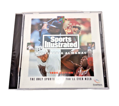Rare VTG Sports Illustrated Multimedia Almanac 1995 Edition PC Game Star Press