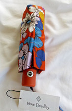 Vera Bradley BALSAM GARDEN Mini Umbrella Auto open/close NWTS