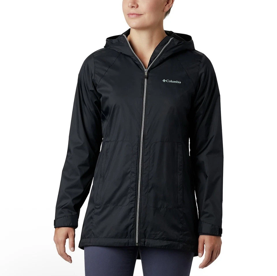 Chaqueta Larga Columbia Mujer Grande Negra Switchback Forrada Sherpa WL0126-010 NUEVA CON ETIQUETAS Foto 3 de 4