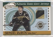 2001-02 Pacific Atomic Game-Worn Jerseys /268 Sergei Zubov #20 Patch HOF 2d8