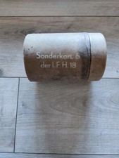 PAPPDOSE SONDERKARTUSCHE 6 DER LFH18 WEHRMACHT MUNITIONSKISTE