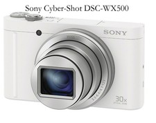 90 New Sony Cyber-shot DSC-WX500 Digital Camera Fully Tested W/SD Card Charger