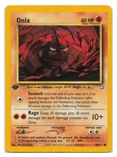 Onix 69/111 Common Neo Genesis Pokemon 1st Edition 2000