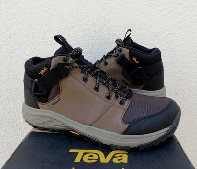 TEVA GRANDVIEW GTX WATERPROOF LEATHER HIKING BOOTS, MEN US 10/ EUR 43 ~NIB