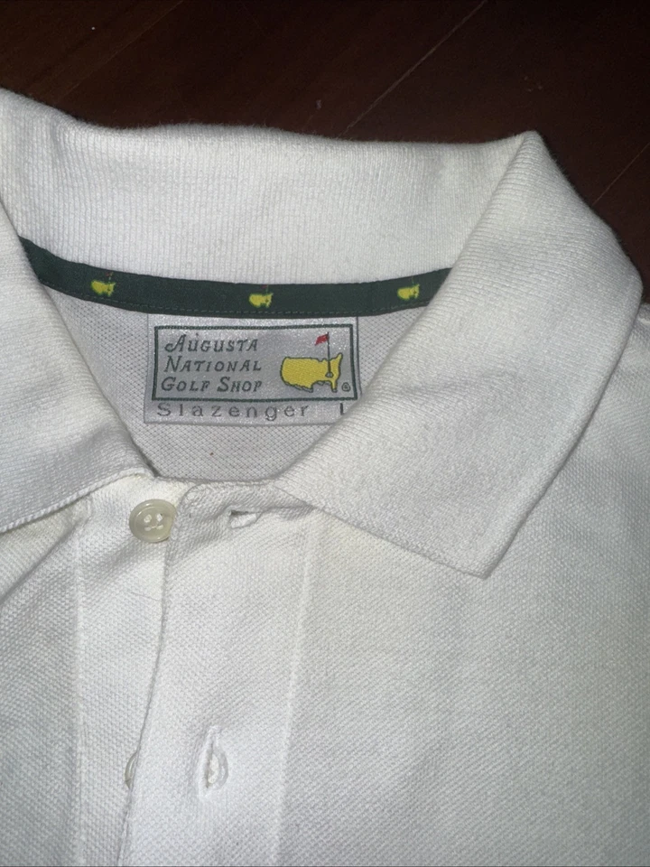 Camisa de manga corta para hombre Augusta National Golf Shop Large Masters Blanco Foto 4 de 4