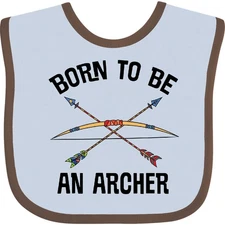 Inktastic Boys Archery Born To Be An Archer Baby Bib Future Childs Hunting