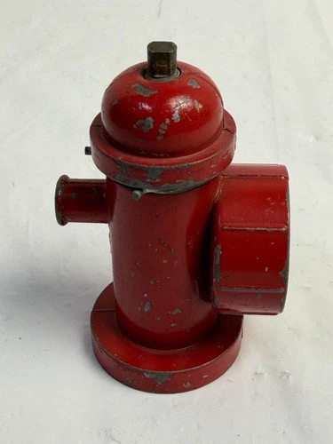 Vintage Tonka Toys Cast Metal Fire Hydrant 1950s Red Toy Accessory
