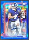 2025 Topps Chrome Malik Nabers Chrome Autographs (RAW)