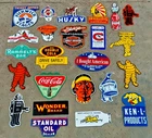Lot of 24 Porcelain Enamel Signs – Mixed Designs, Vintage Style, single sided
