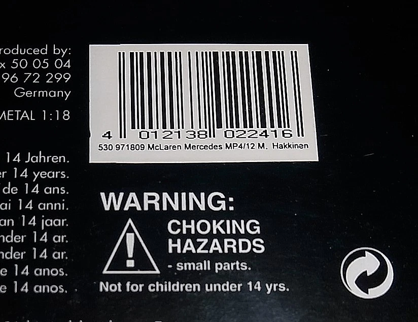 1/43 Mclaren Mercedes Mp4/12 Hakkinen 1997 Foto 2 de 2