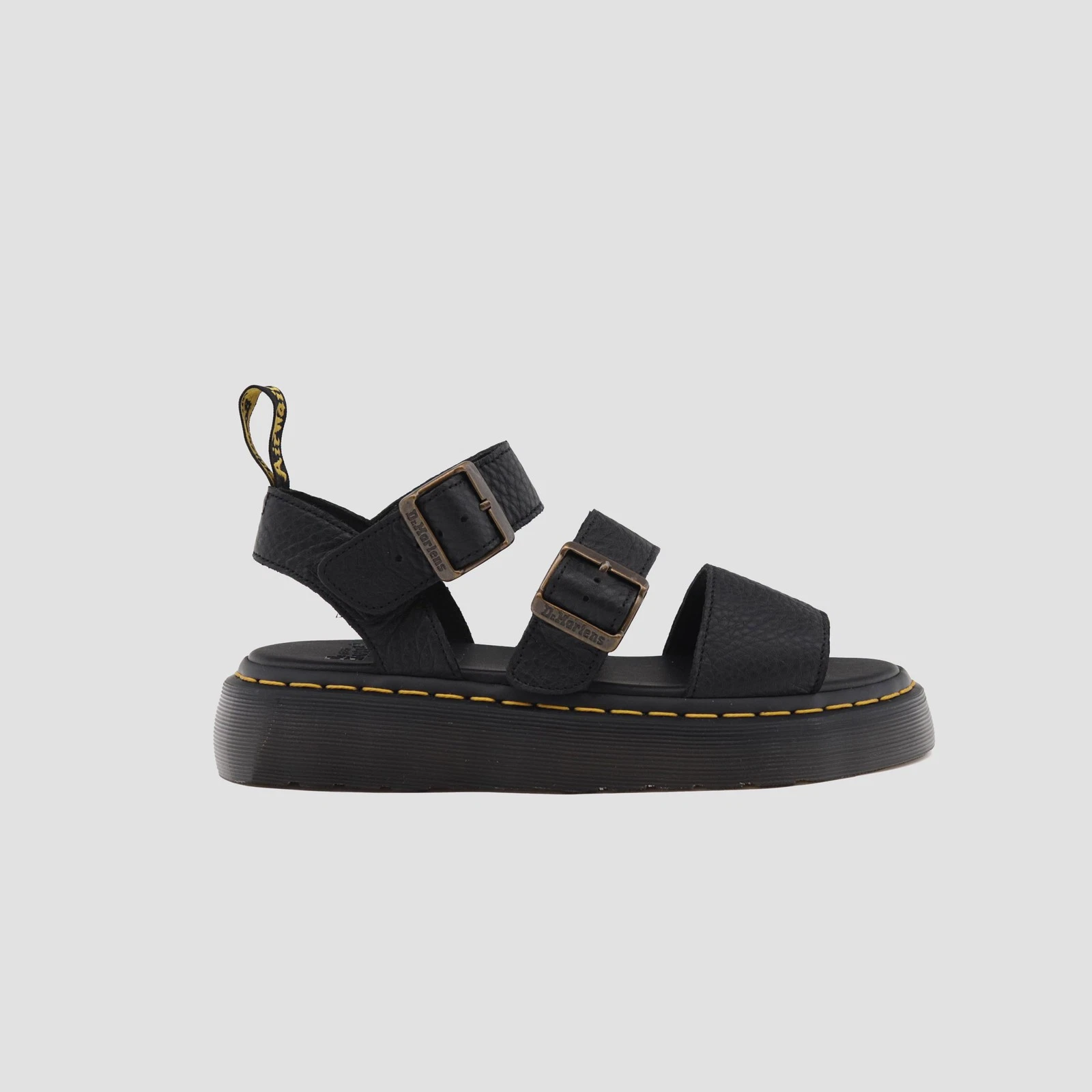 Dr. Martens Gryphon Pisa Leather Platform Sandals Women's / Men's Flat Sandal