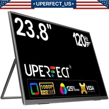 23.8" 120Hz 1920 1080 IPS USB-C HDMI Portable Monitor fr Laptop Cellphone Gaming