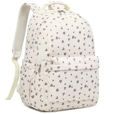 School Backpack Teen Girls Corduroy Bookbag Laptop Bag Fits 17 Inch Daypack