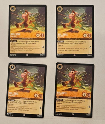 #17 Bullseye - Loyal Horse Playset x4 2026 Disney Lorcana Wilds Unknown 4x