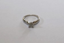 Ladies Platinum Diamond Solitaire Engagement Ring - 0.50ct