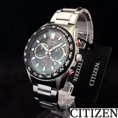 Citizen Eco-Drive B620-R014765 Chronograph Date Black Silver Solar